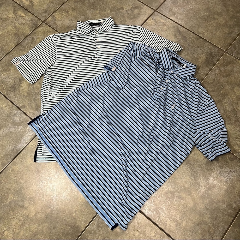 Ralph Lauren RLX Men’s Polo Shirts Lot of 2 Size XL Golf Tennis Pickleball EUC